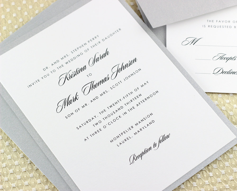 Traditional Wedding Invitation Templates